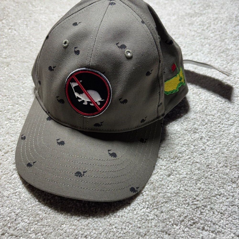 Adidas x Mens Golf Masters‎ Hat Cap No Slow Play One Size Green NWT